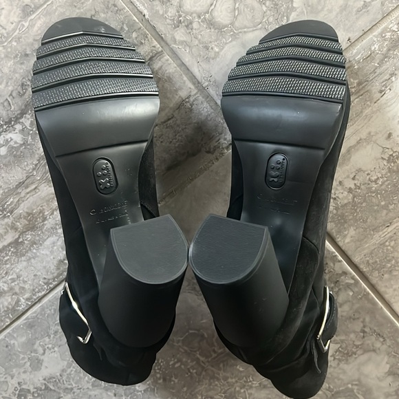 La Canadienne Buckle Accent Milo Block Heel Suede Boots, Size 11 New in Box $565 - Picture 8 of 14